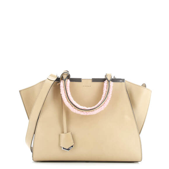 Fendi Handbags - Fendi Petite 3Jours Bag Leather with Shearling